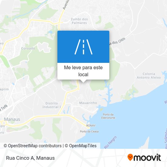 Rua Cinco A mapa