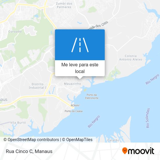 Rua Cinco C mapa