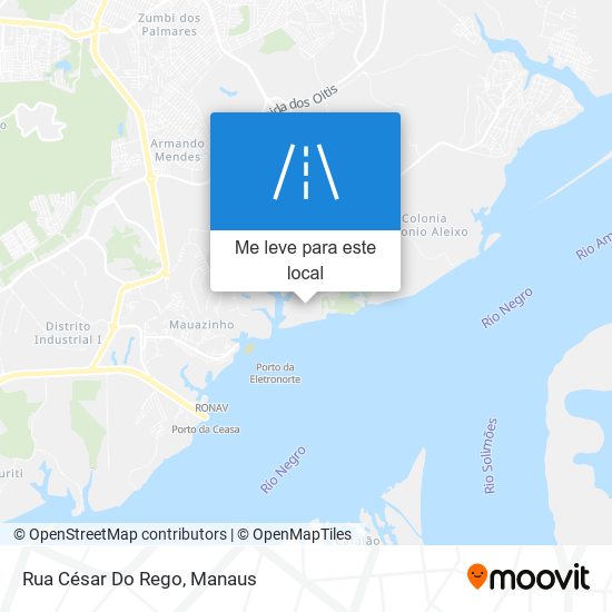 Rua César Do Rego mapa