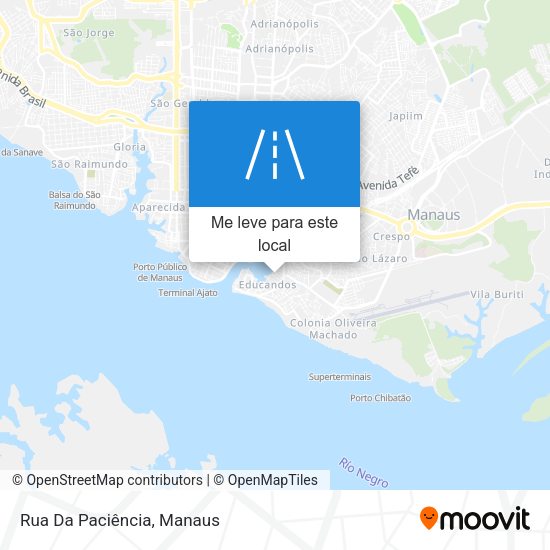 Rua Da Paciência mapa