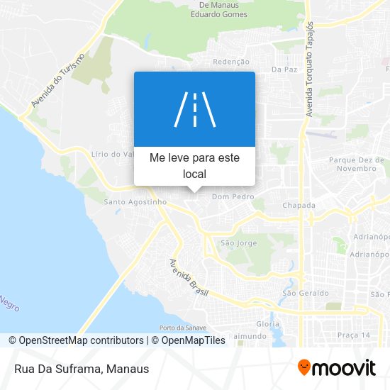 Rua Da Suframa mapa
