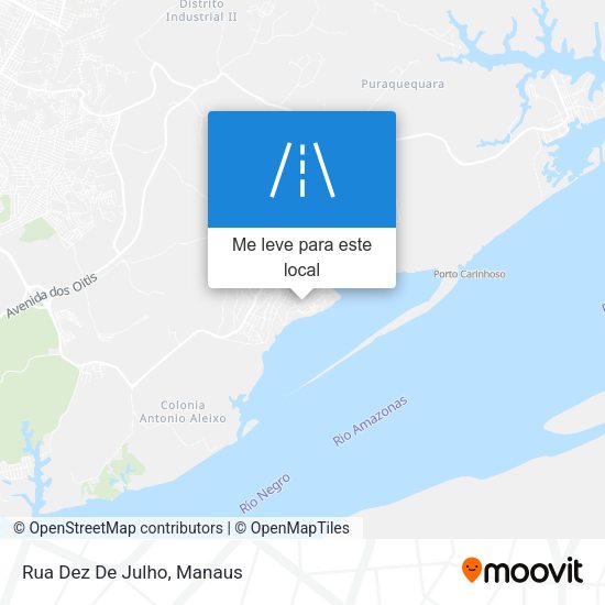 Rua Dez De Julho mapa