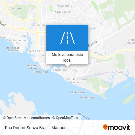 Rua Doutor Souza Brasil mapa