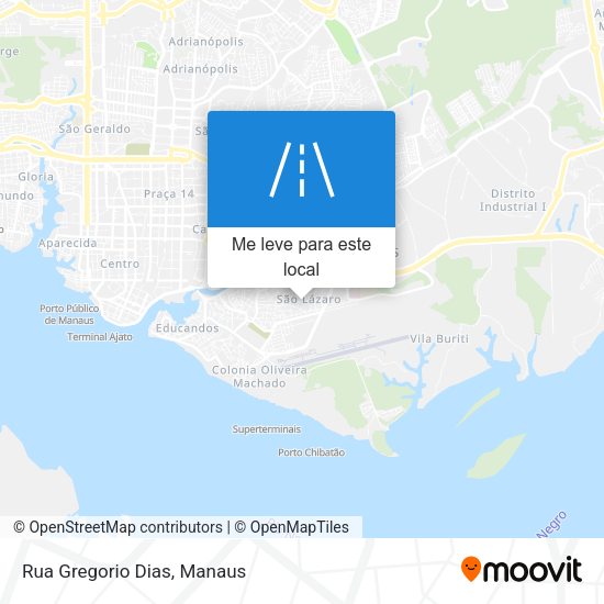 Rua Gregorio Dias mapa