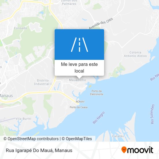 Rua Igarapé Do Mauá mapa
