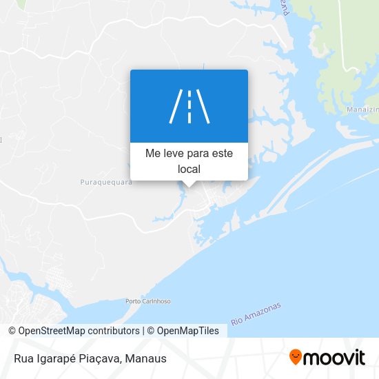 Rua Igarapé Piaçava mapa