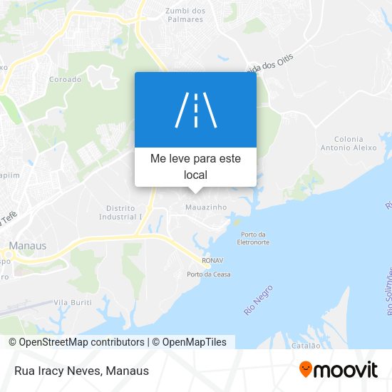 Rua Iracy Neves mapa