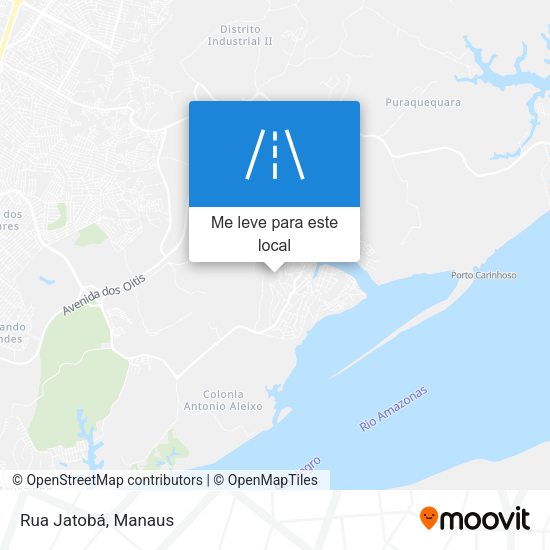 Rua Jatobá mapa