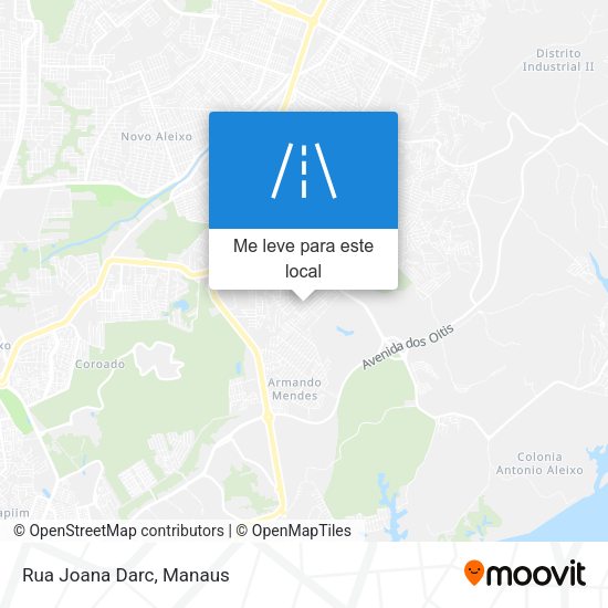 Rua Joana Darc mapa