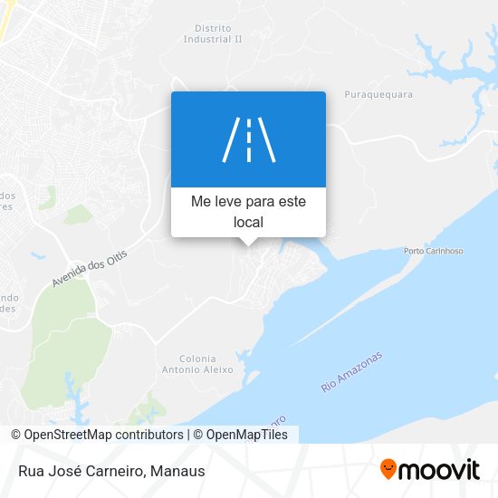 Rua José Carneiro mapa