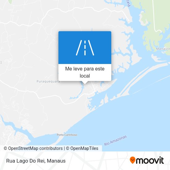 Rua Lago Do Rei mapa