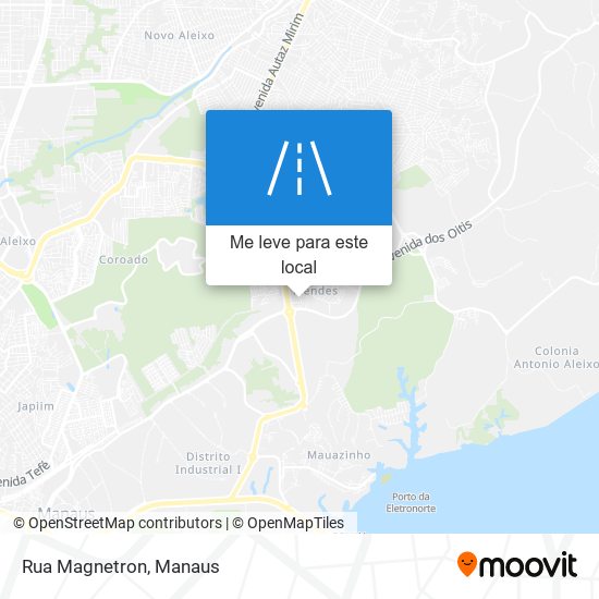 Rua Magnetron mapa