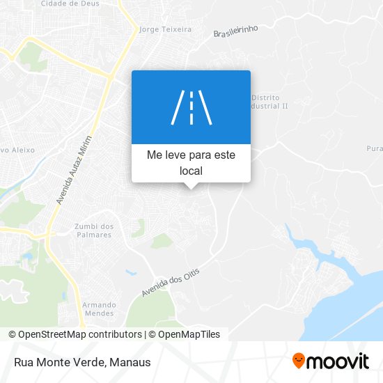 Rua Monte Verde mapa