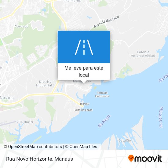 Rua Novo Horizonte mapa