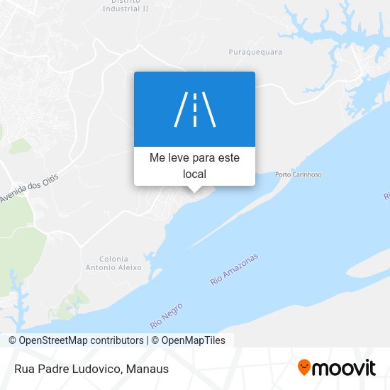 Rua Padre Ludovico mapa