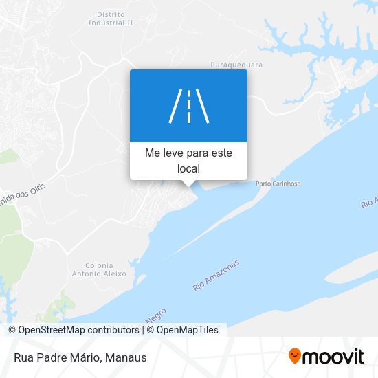 Rua Padre Mário mapa
