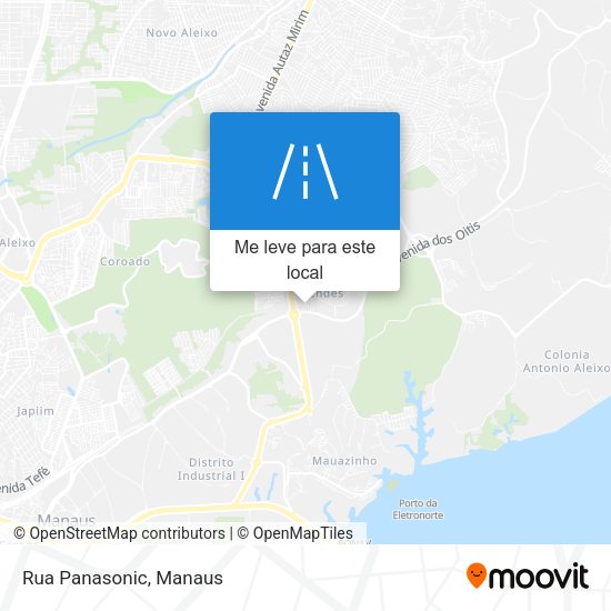Rua Panasonic mapa