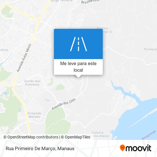 Rua Primeiro De Março mapa