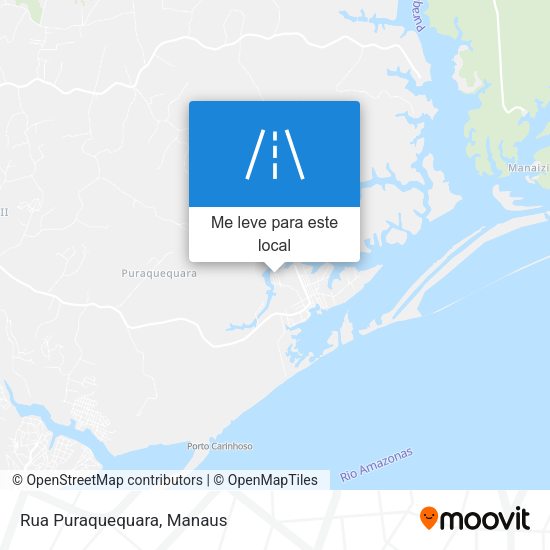 Rua Puraquequara mapa