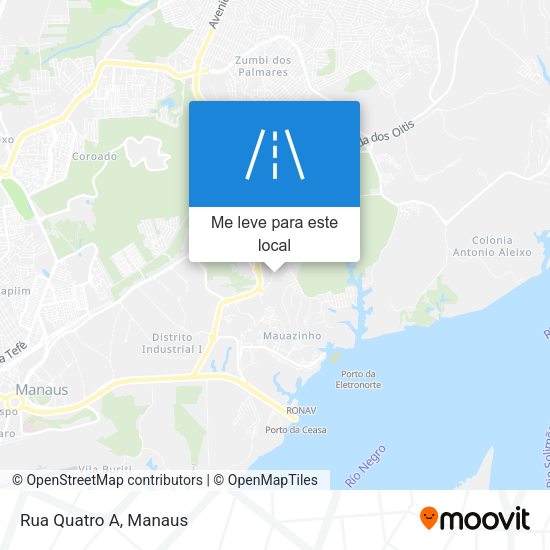 Rua Quatro A mapa
