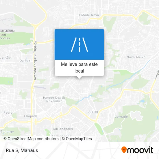 Rua S mapa