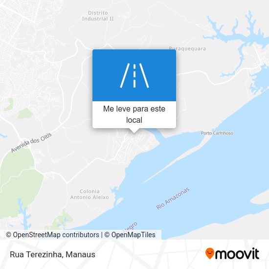 Rua Terezinha mapa