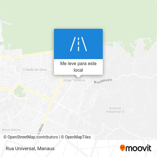 Rua Universal mapa