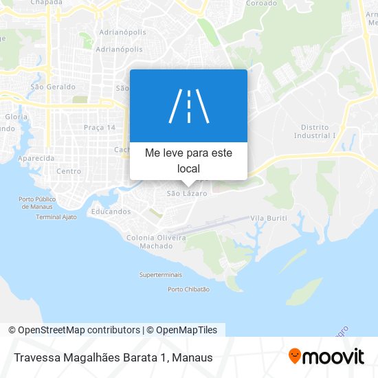 Travessa Magalhães Barata 1 mapa