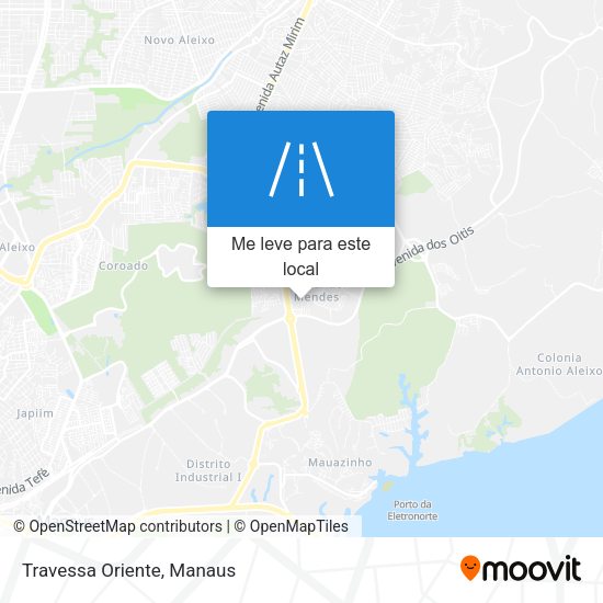 Travessa Oriente mapa