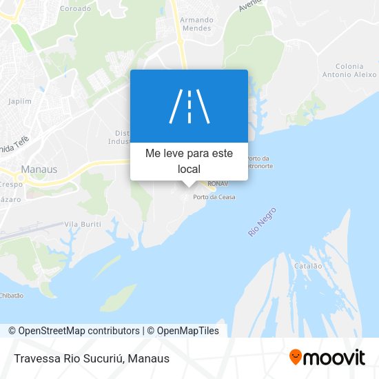 Travessa Rio Sucuriú mapa