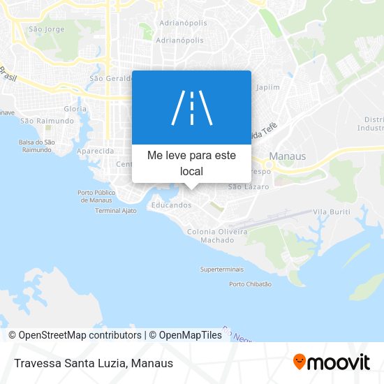 Travessa Santa Luzia mapa