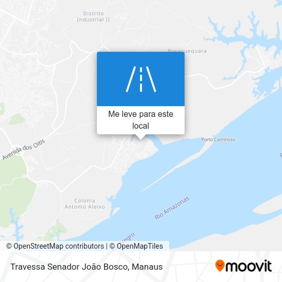 Travessa Senador João Bosco mapa