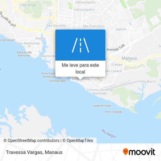 Travessa Vargas mapa