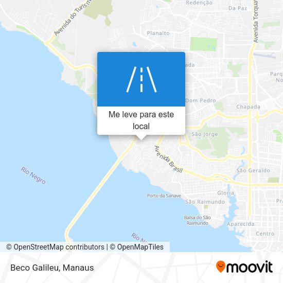 Beco Galileu mapa