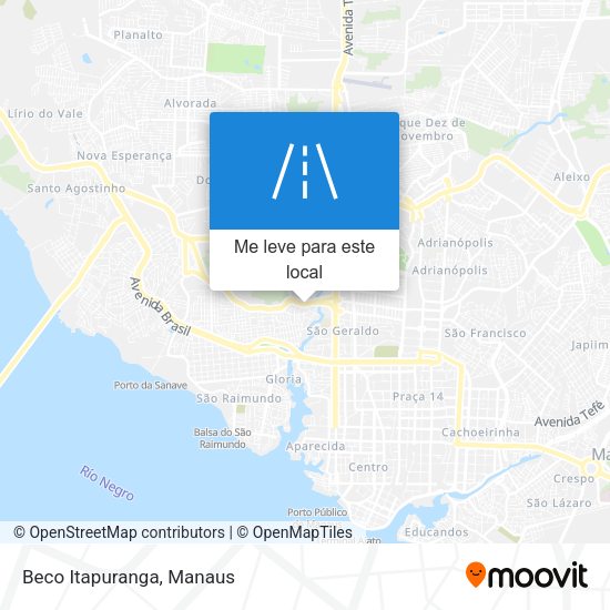 Beco Itapuranga mapa