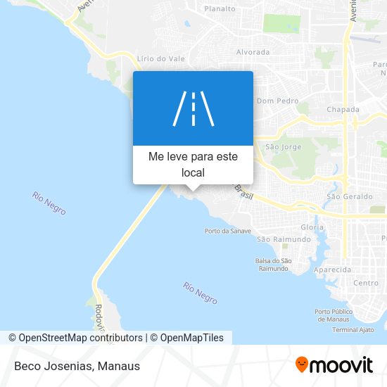 Beco Josenias mapa