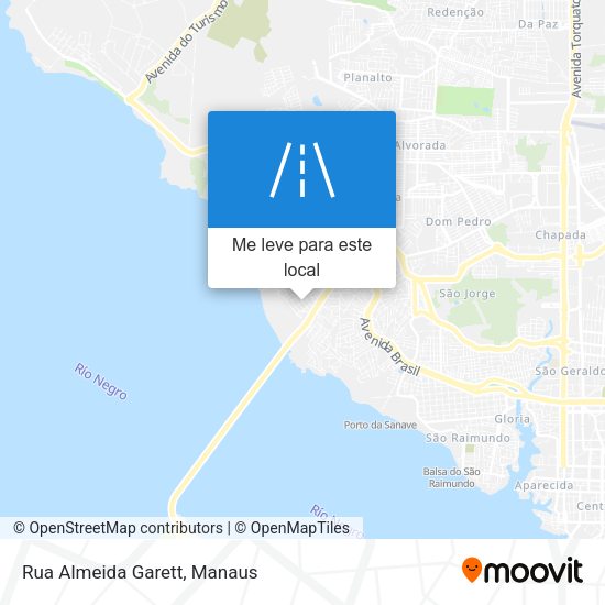 Rua Almeida Garett mapa