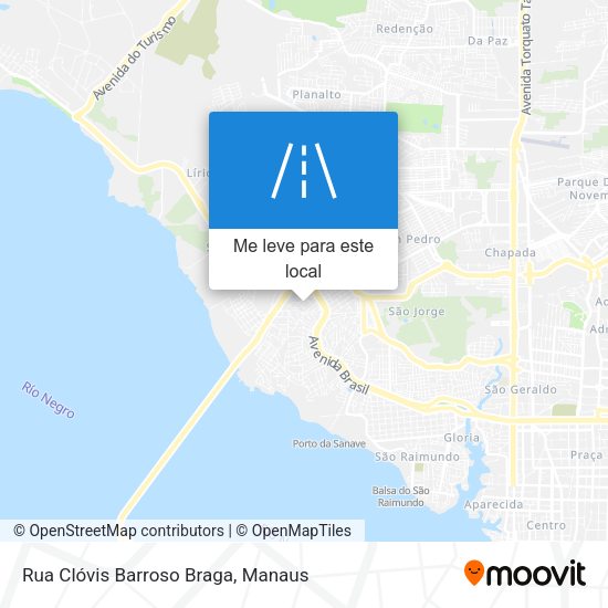 Rua Clóvis Barroso Braga mapa