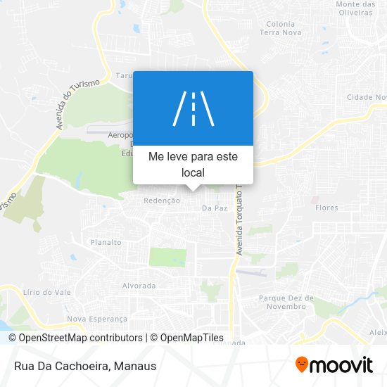 Rua Da Cachoeira mapa
