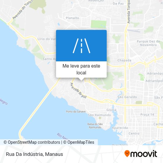 Rua Da Indústria mapa