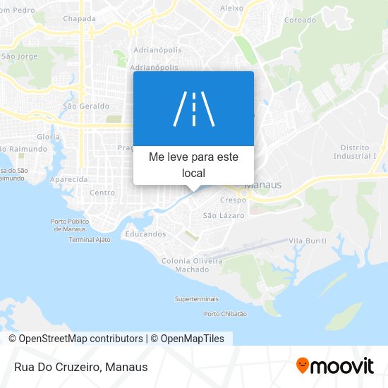 Rua Do Cruzeiro mapa