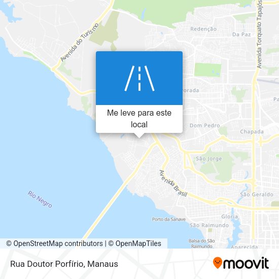 Rua Doutor Porfírio mapa