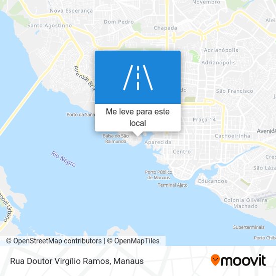Rua Doutor Virgílio Ramos mapa