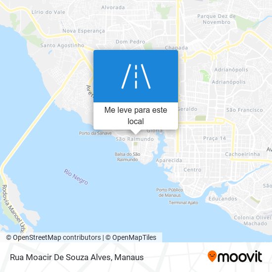 Rua Moacir De Souza Alves mapa