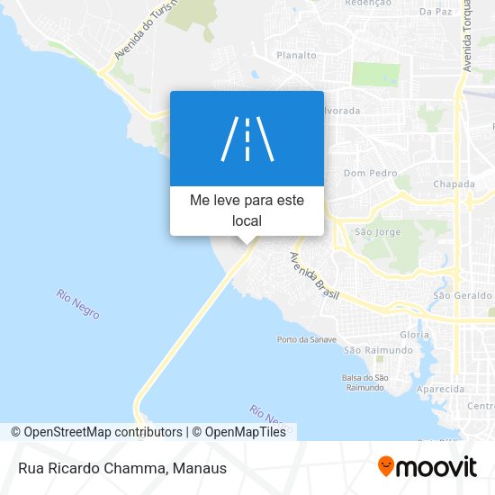 Rua Ricardo Chamma mapa