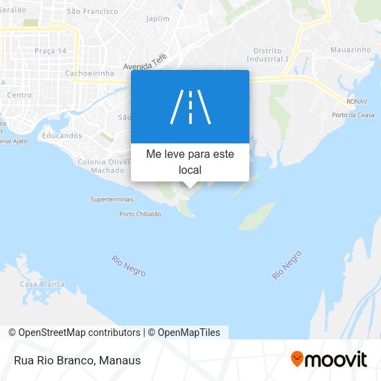 Rua Rio Branco mapa
