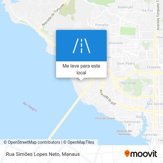 Rua Simões Lopes Neto mapa
