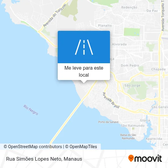 Rua Simões Lopes Neto mapa