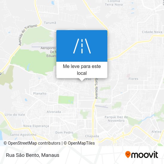 Rua São Bento mapa