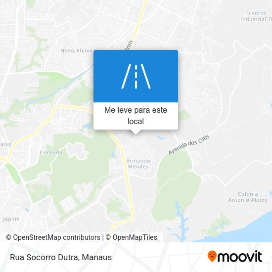 Rua Socorro Dutra mapa